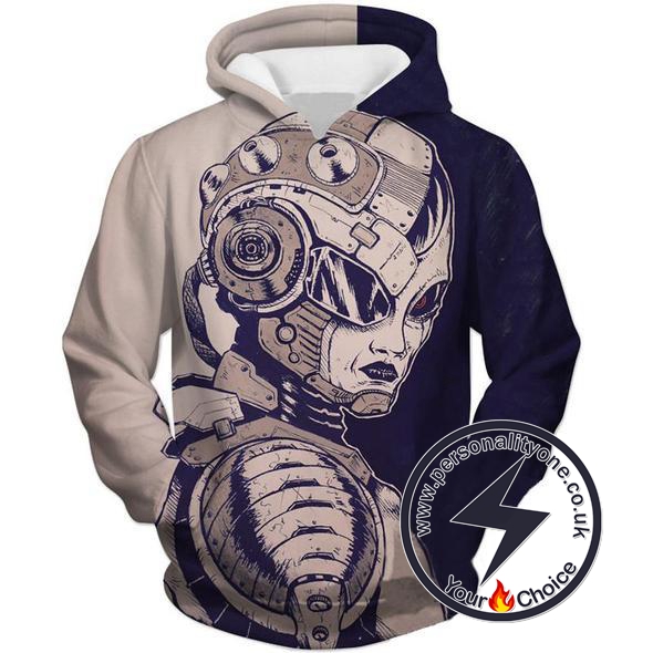 Dragon Ball Z - Mecha Fariza 3D - Hoodies